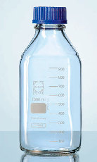 Бутыль DURAN Group 100 мл, GL45, без крышки и сливного кольца, бесцветное стекло